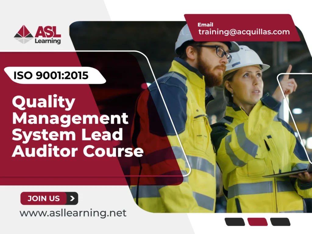 ISO 9001 2015 Quality Management System Lead Auditor Course - Home