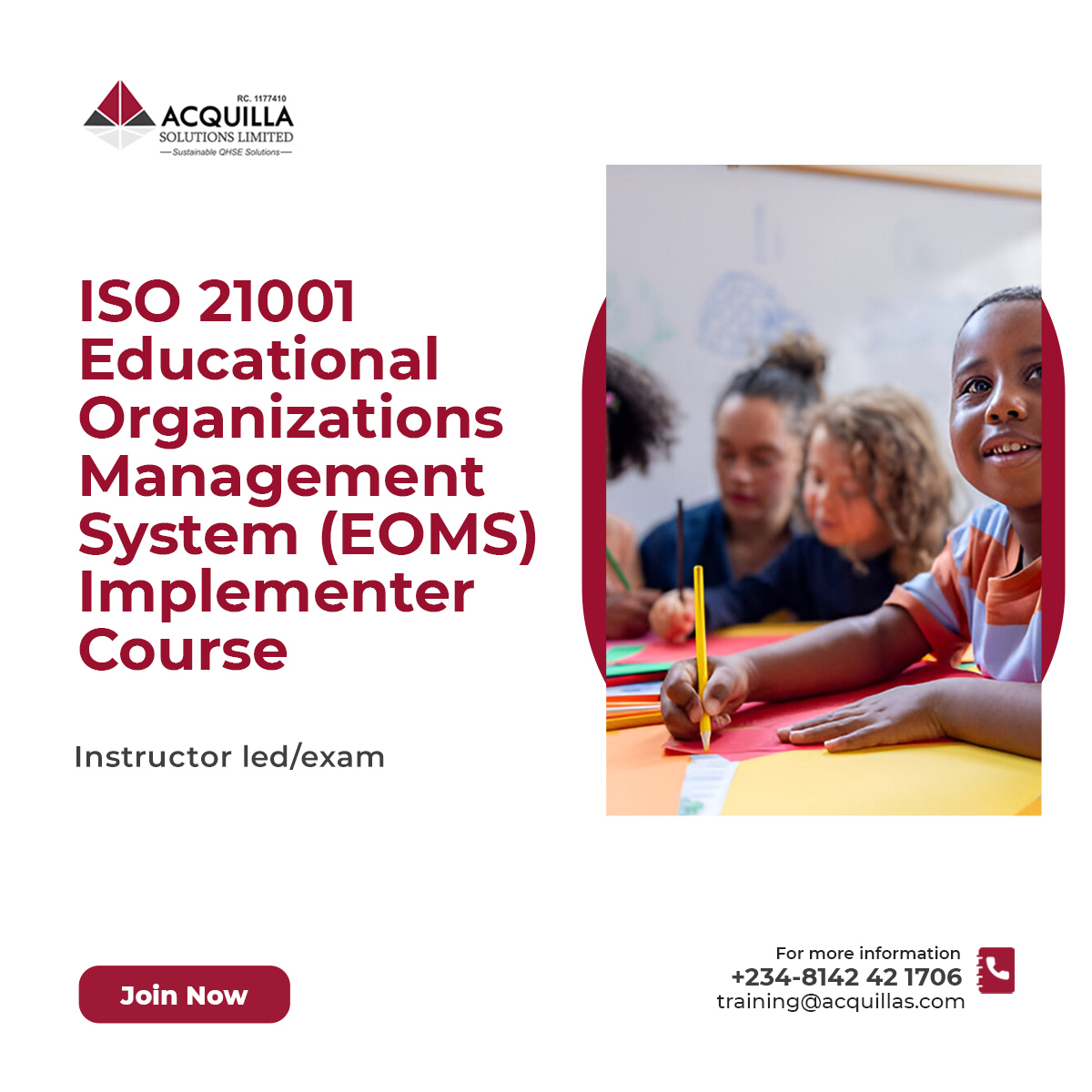 ISO 21001 Educational Organizations Management System EOMS Implementer Course - ISO 21001 Educational Organizations Management System (EOMS) Implementer Course - Educational Organizations - ASL Learning