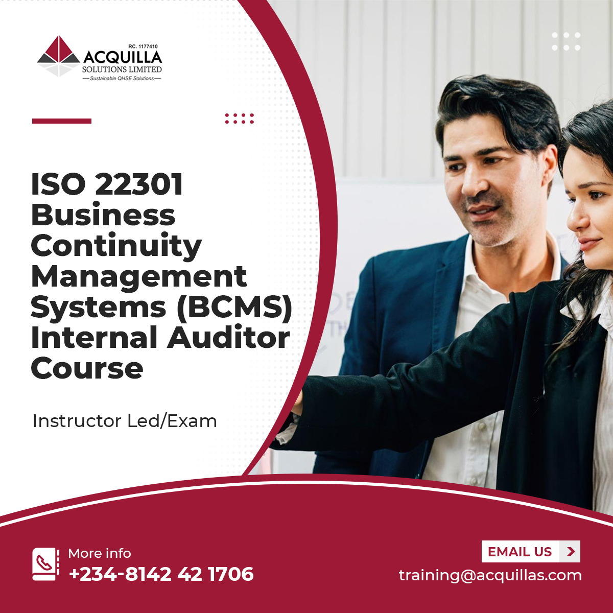 ISO 22301 Business Continuity Management Systems BCMS Internal Auditor Course - ISO 22301 Business Continuity Management Systems  (BCMS) Internal Auditor Course - Information Technology & Risk - ASL Learning