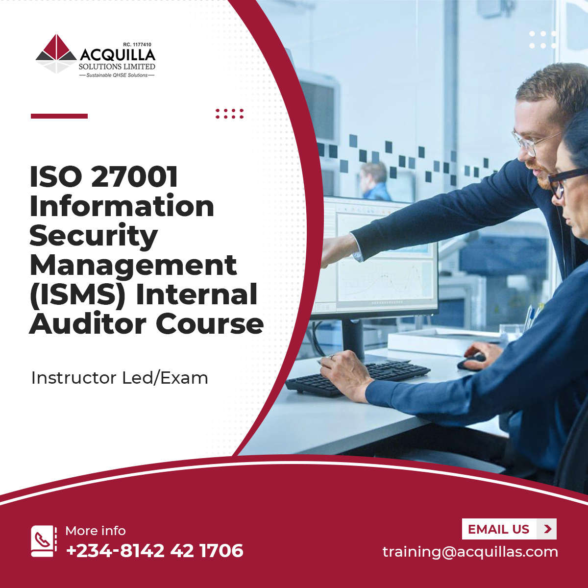 ISO 27001 Information Security Management ISMS Internal Auditor Course - ISO 27001 Information Security Management (ISMS) Internal Auditor Course - Information Technology & Risk - ASL Learning
