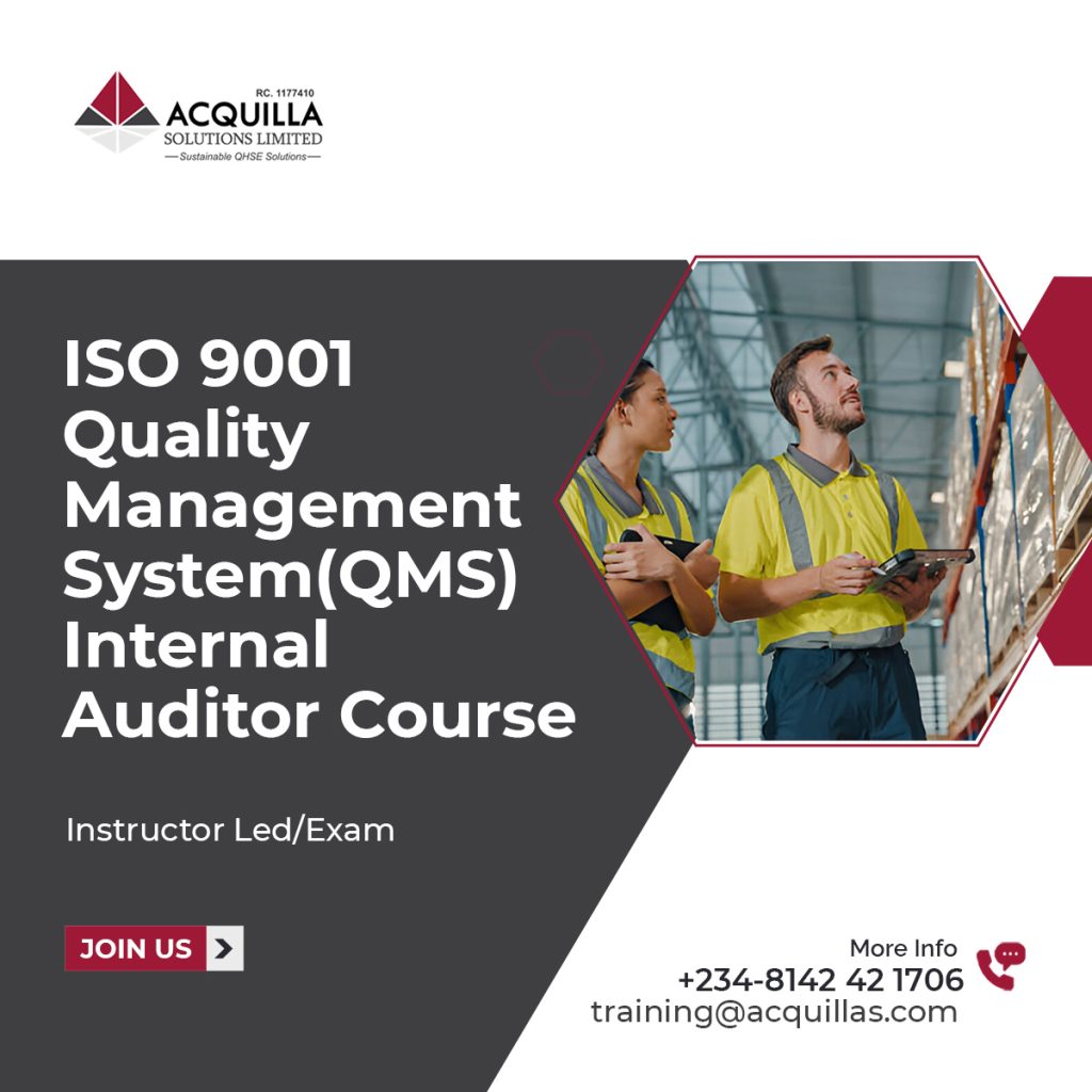 ISO 9001 Quality Management SystemQMS Internal Auditor Course - ISO 9001 Quality Management System(QMS) Internal Auditor Course - ISO Internal Auditor Courses - ASL Learning