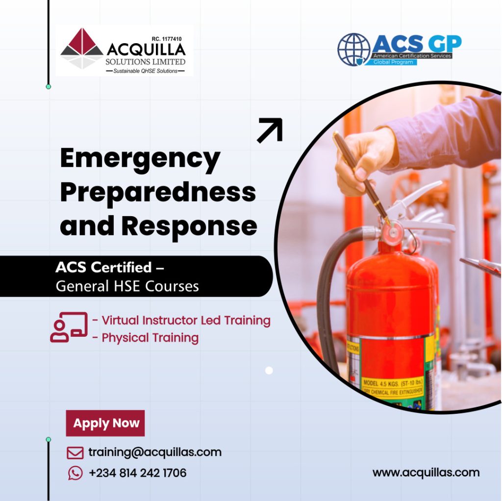 Emergency Preparedness and Response