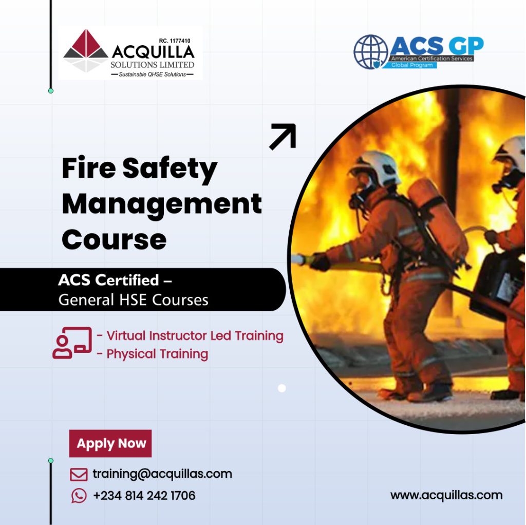 Fire Safety Management Course