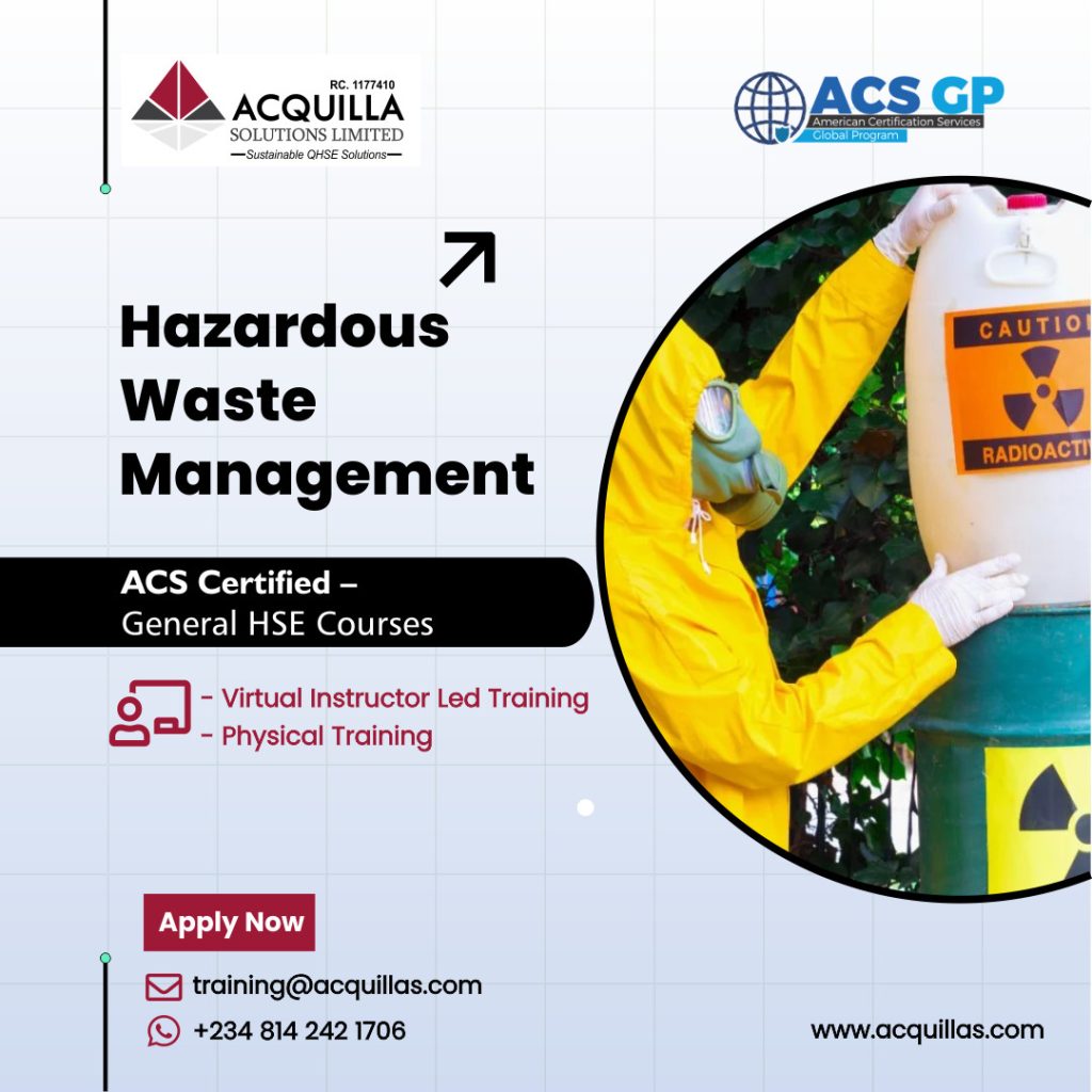 Hazardous Waste Management