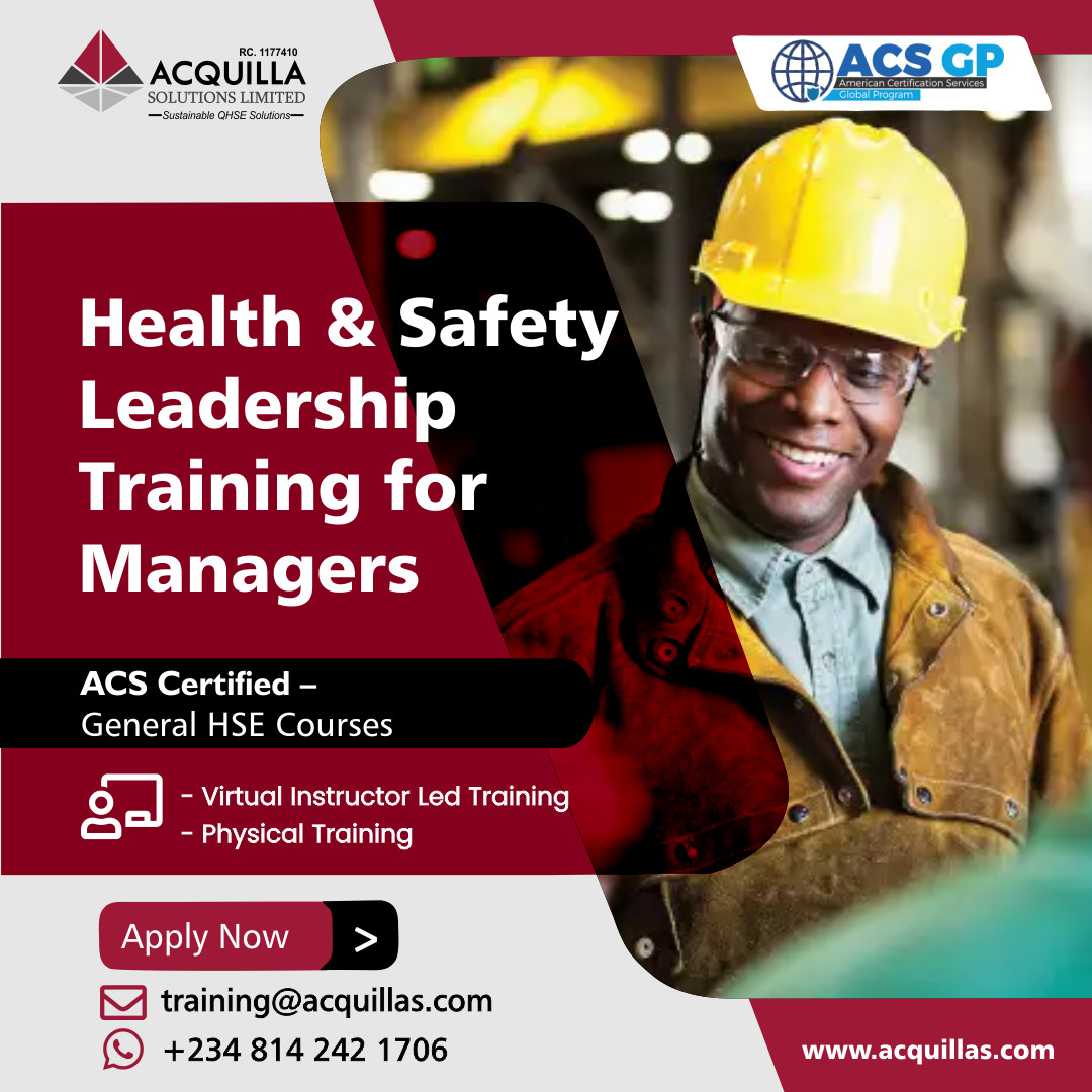 Health and Safety Leadership Training for Managers