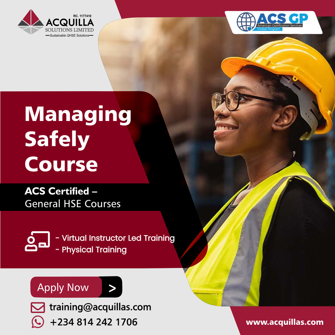 Managing Safely Course