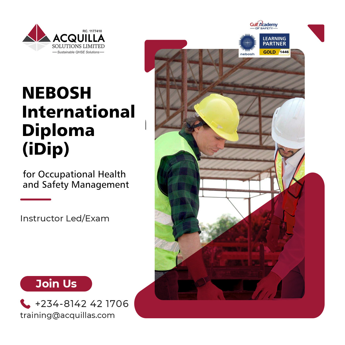 NEBOSH International Diploma (iDip) for Occupational Health and Safety Management
