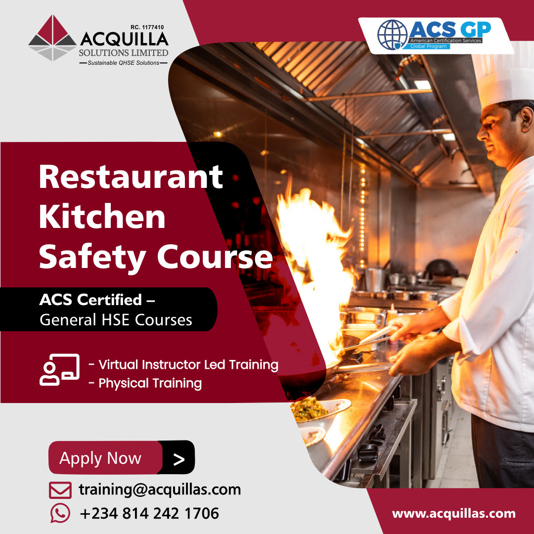 Restaurant Kitchen Safety Course