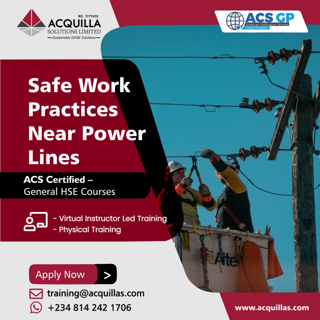 Safe Work Practices Near Power Lines
