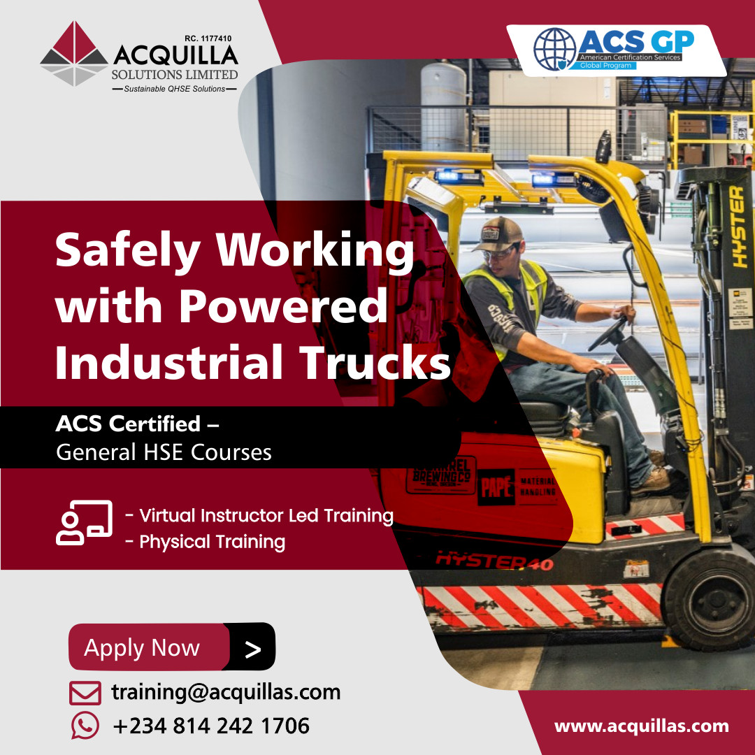 Safely Working with Powered Industrial Trucks